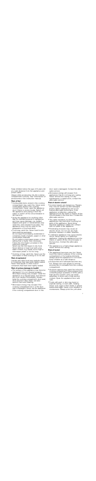 Risk of fire, Risk of explosion, Risk of serious damage to health | Risk of electric shock, Risk of burns | Neff C54L70N3GB User Manual | Page 3 / 20