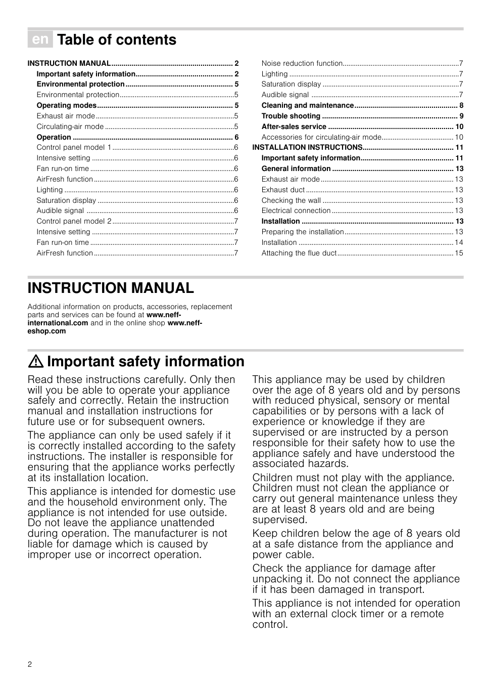 Neff D79ML86N0B User Manual | Page 2 / 16