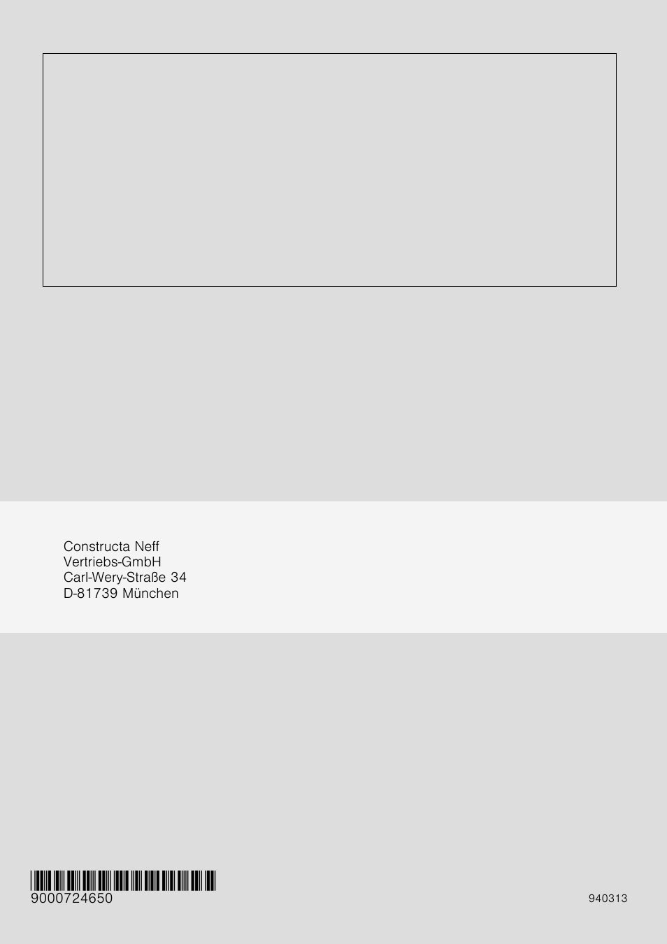 Neff U17M42W3GB User Manual | Page 24 / 24
