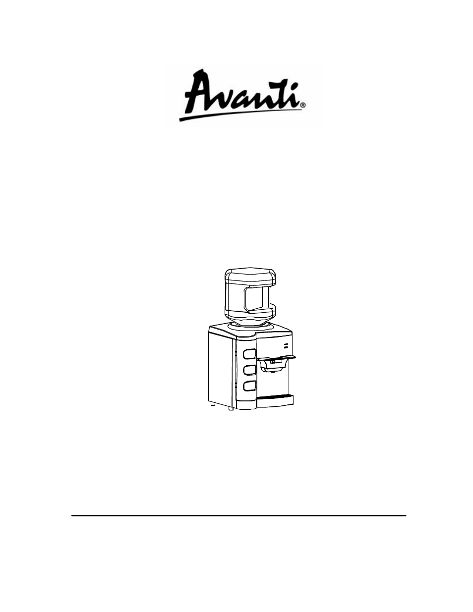 Avanti WD30EC User Manual | 14 pages