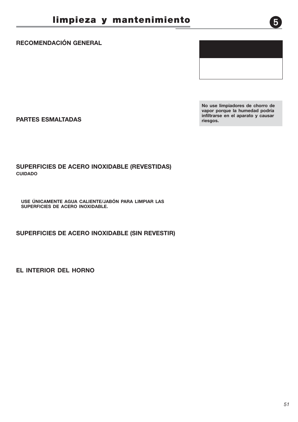 Limpieza y mantenimiento | Avanti DE 2402 SC User Manual | Page 51 / 56