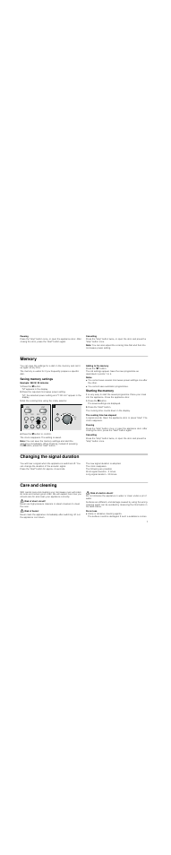 Pausing, Cancelling, Note | Memory, Saving memory settings, Example: 360 w, 25 minutes, Press the i button, Press the required microwave power setting, Set the cooking time using the rotary selector, Press the i button to confirm | Neff H56W20N3GB User Manual | Page 7 / 16