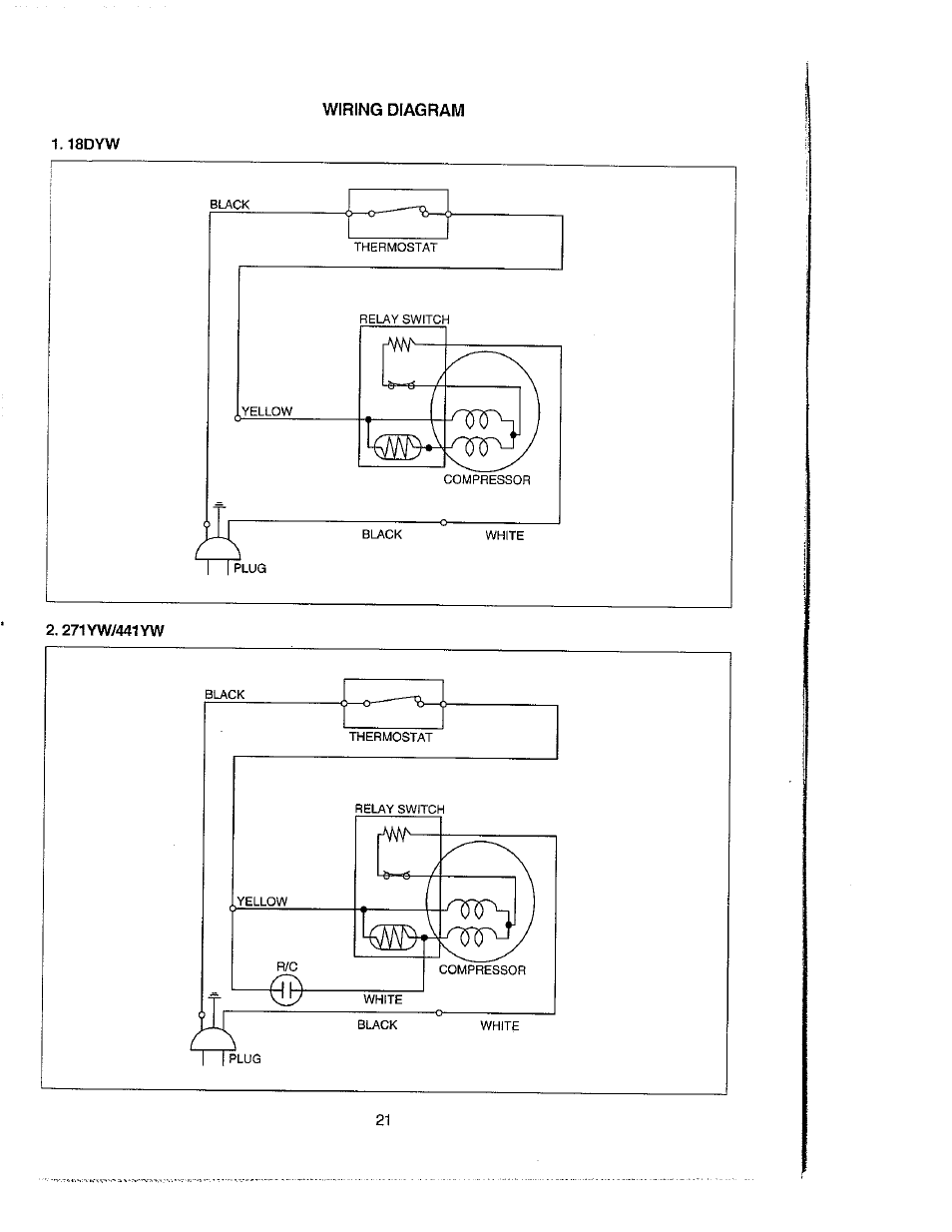 Avanti 271YW User Manual | Page 21 / 25