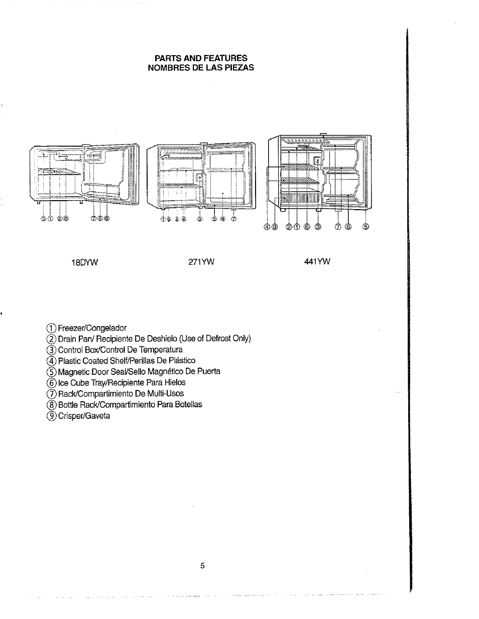 Avanti 271YW User Manual | Page 5 / 25