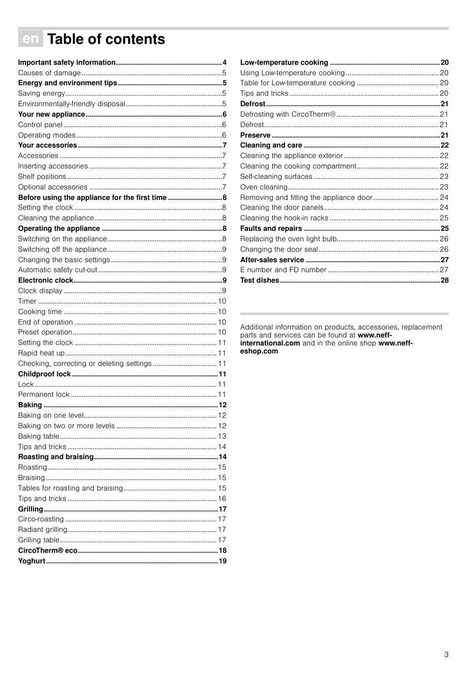 Neff B15E52N3GB User Manual | Page 3 / 32