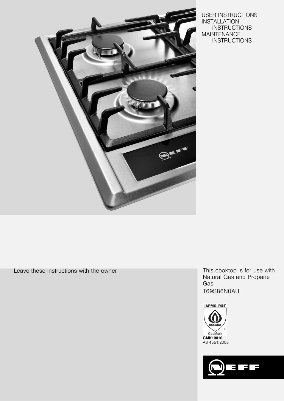 Neff T69S86N0 User Manual | 13 pages