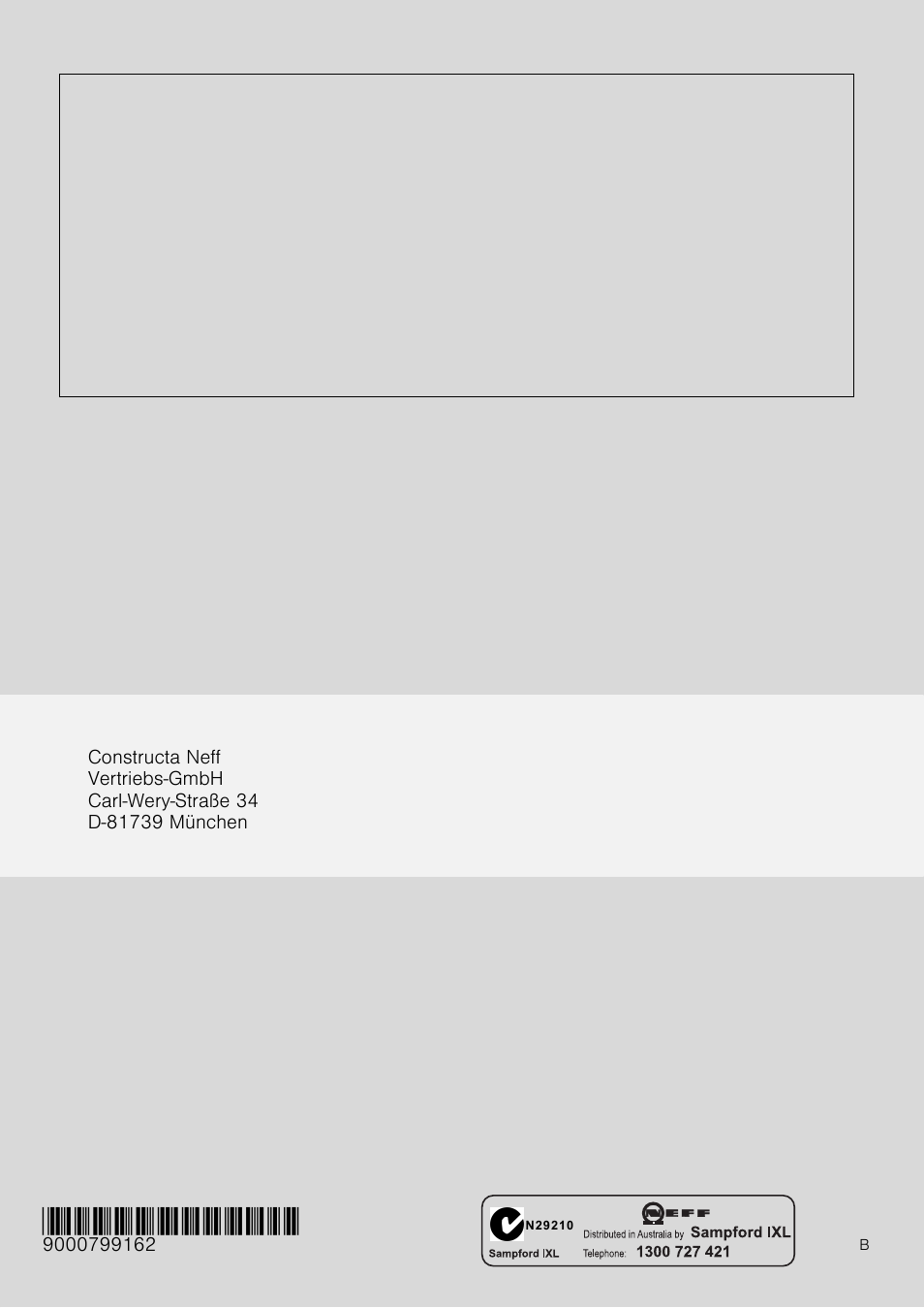 Neff T69S86N0 User Manual | Page 13 / 13