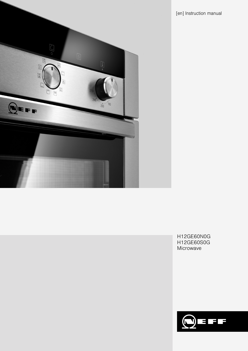 Neff H12GE60S0G User Manual | 16 pages