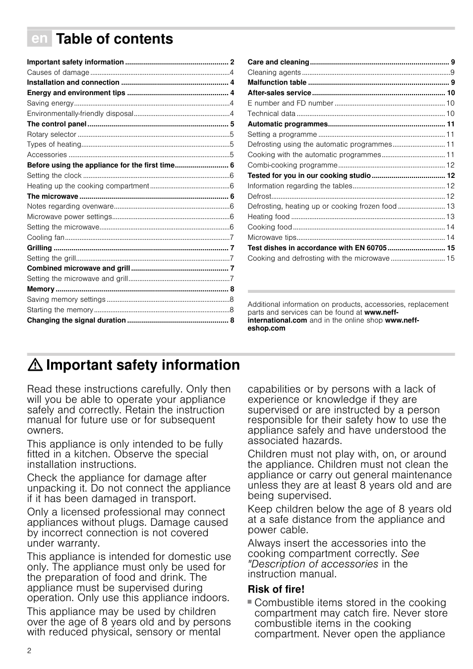 Neff H12GE60S0G User Manual | Page 2 / 16