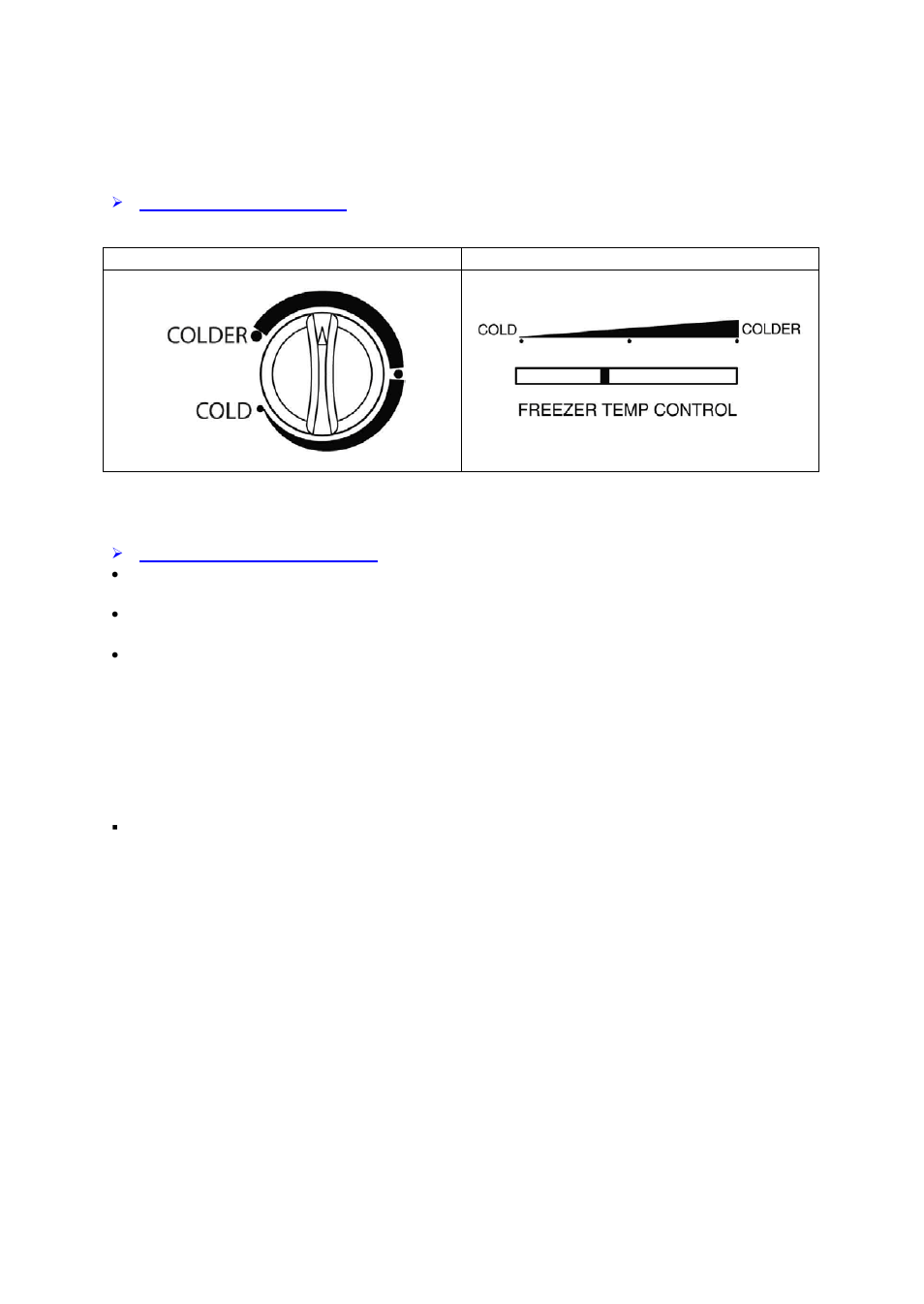 Operating your appliance, Temperature control panels, Refrigerator | Freezer, Setting the temperature control | Avanti FF431PS User Manual | Page 9 / 20