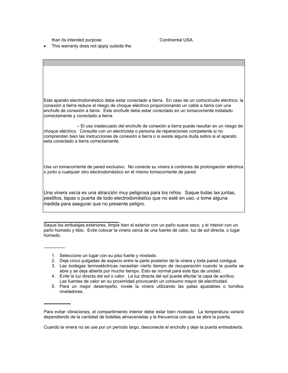 Avanti EWC1801DZ User Manual | Page 14 / 20
