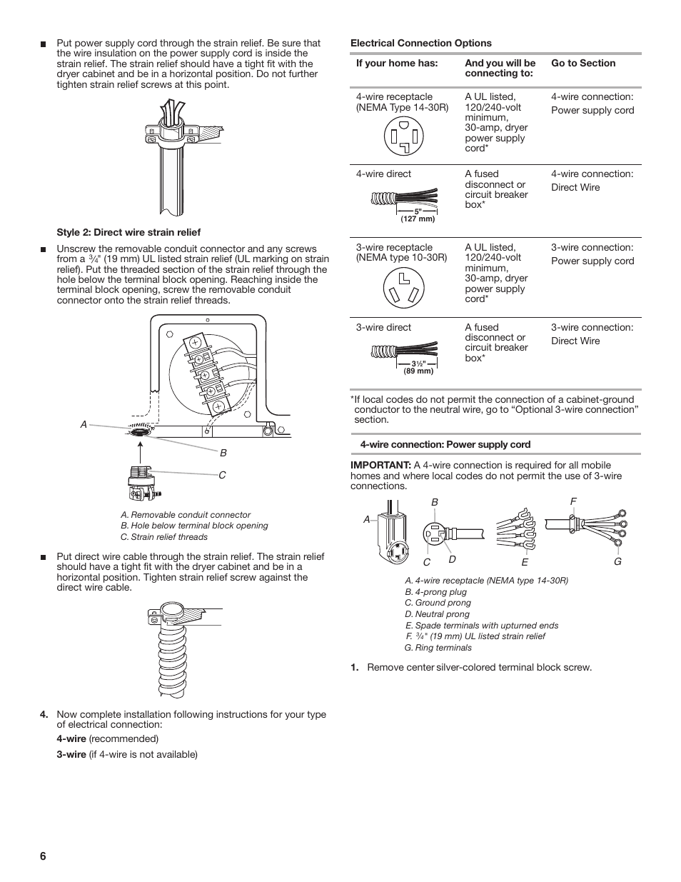 Whirlpool LTE5243DQ User Manual | Page 6 / 16
