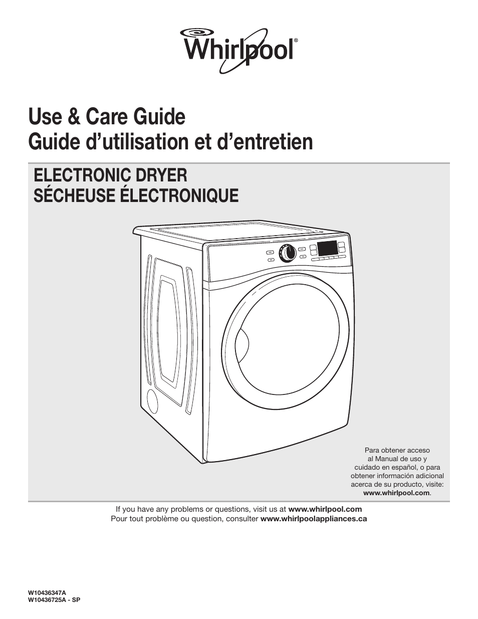 Whirlpool WGD98HEBU User Manual | 36 pages