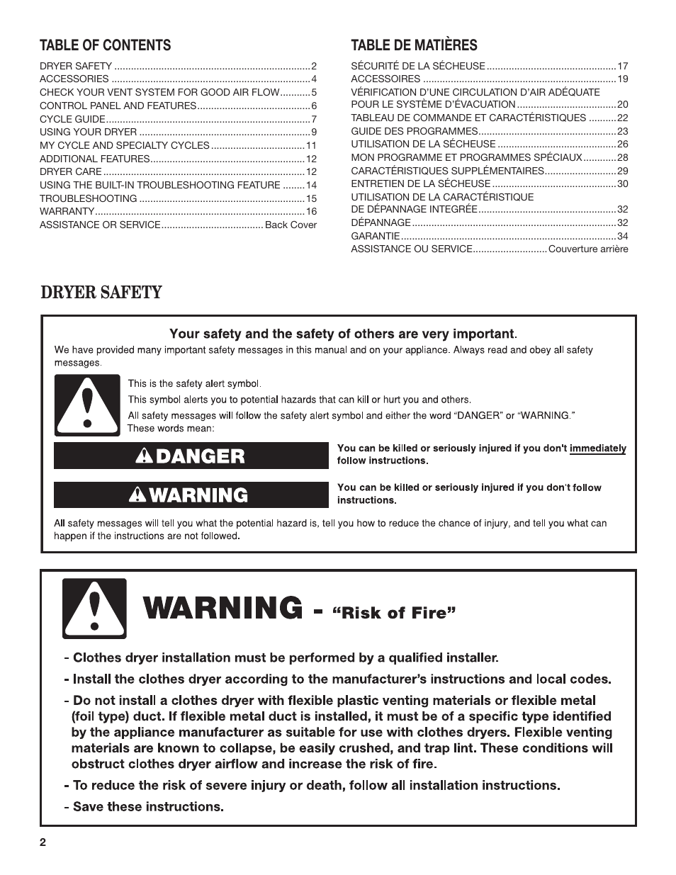 Whirlpool WGD98HEBU User Manual | Page 2 / 36