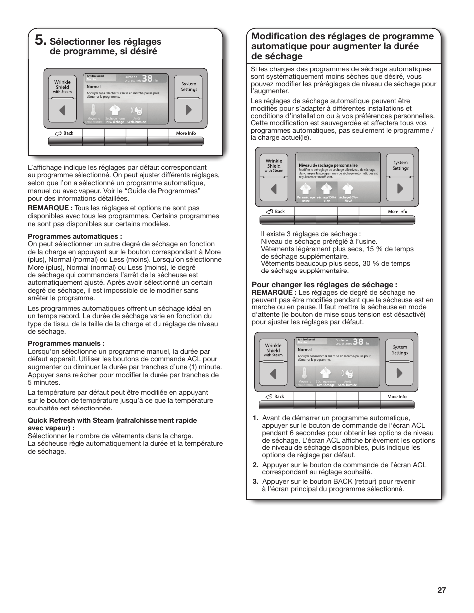 Whirlpool WGD98HEBU User Manual | Page 27 / 36