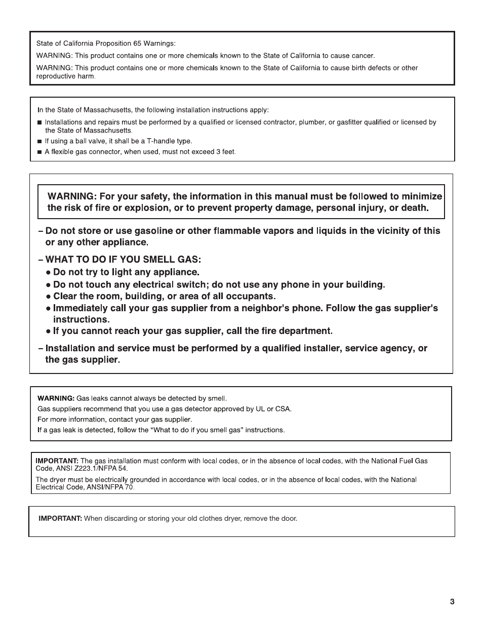 Whirlpool WGD98HEBU User Manual | Page 3 / 36