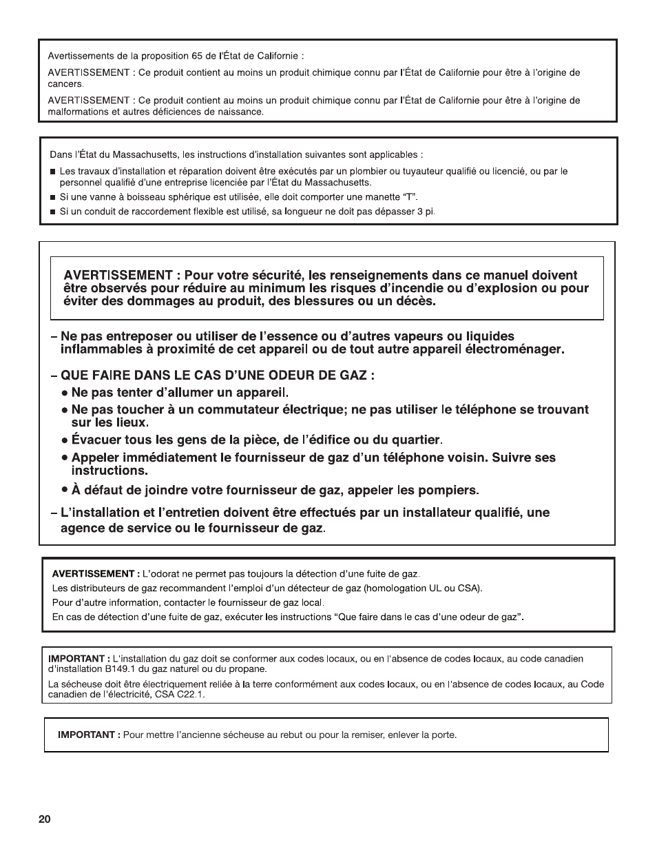 Whirlpool WGD71HEBW User Manual | Page 20 / 40