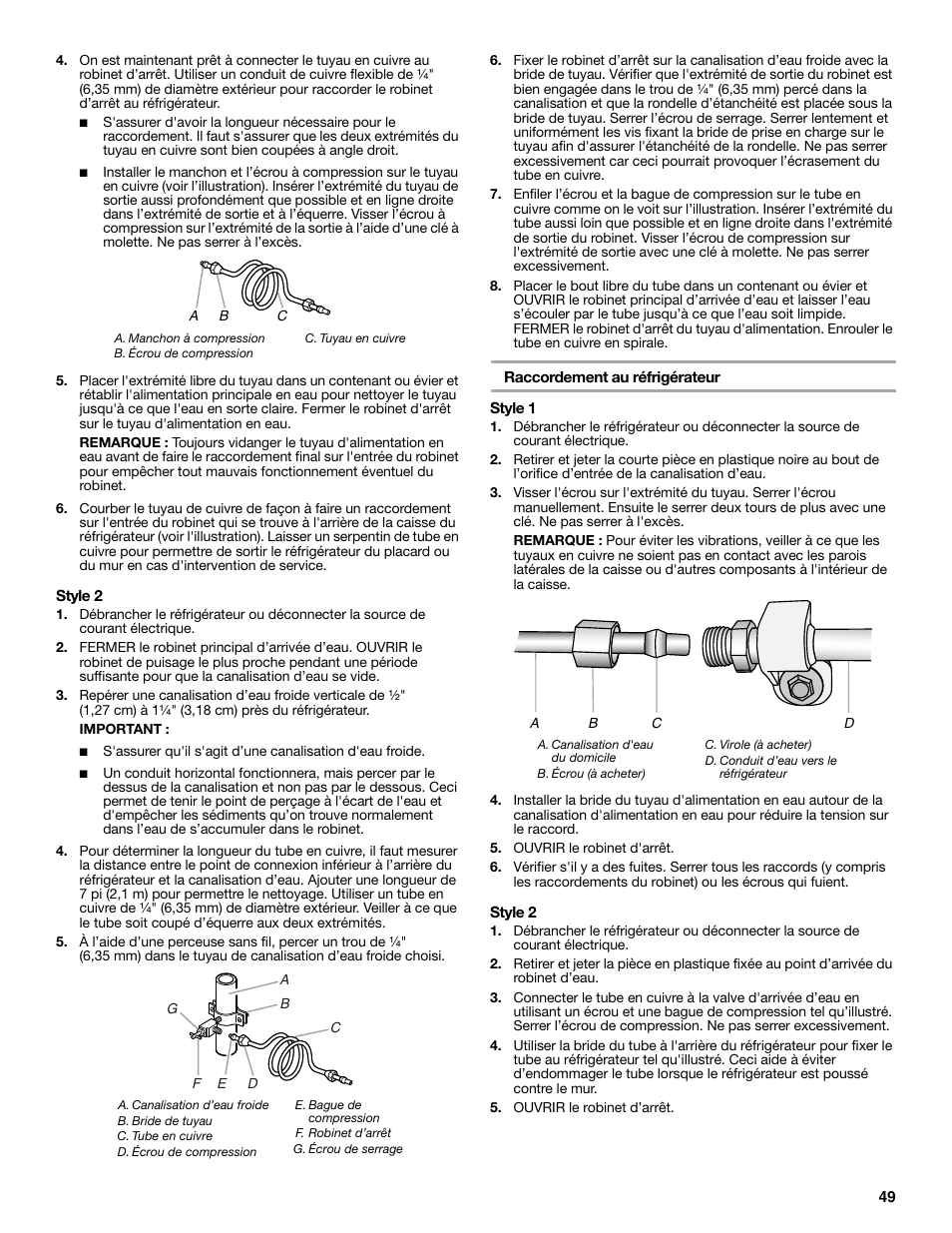 Whirlpool WRS571CIDM User Manual | Page 49 / 64