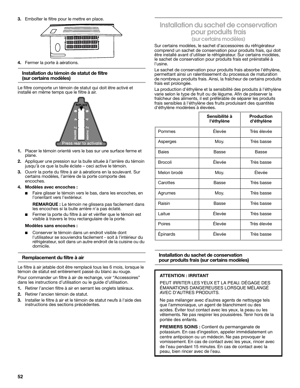 Whirlpool WRS571CIDM User Manual | Page 52 / 64