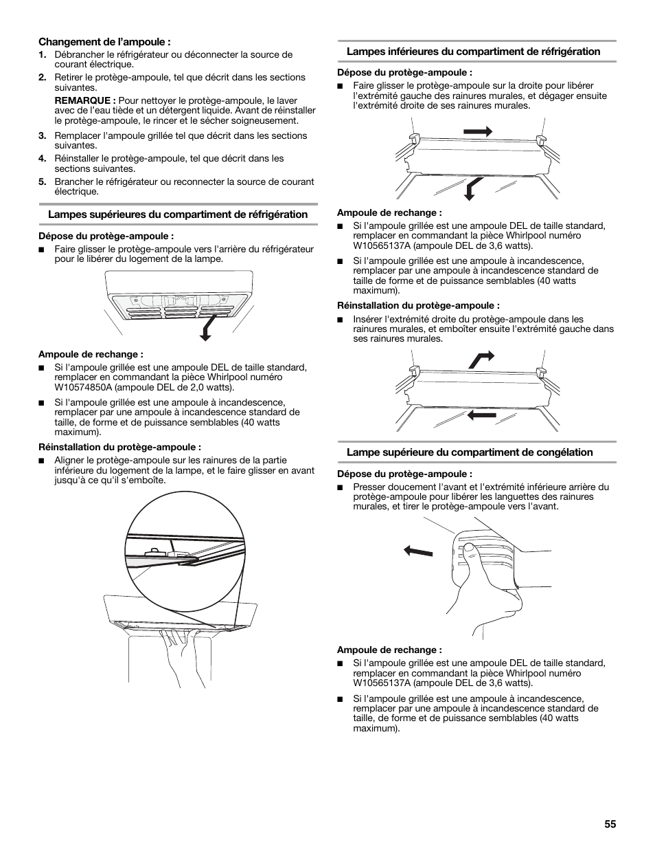 Whirlpool WRS571CIDM User Manual | Page 55 / 64