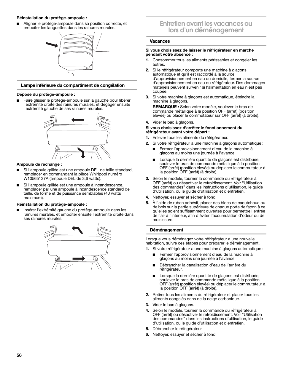 Whirlpool WRS571CIDM User Manual | Page 56 / 64