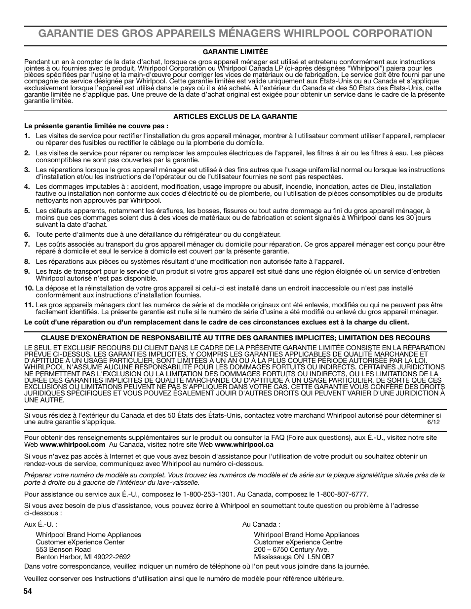 Whirlpool WDL785SAAM User Manual | Page 4 / 5