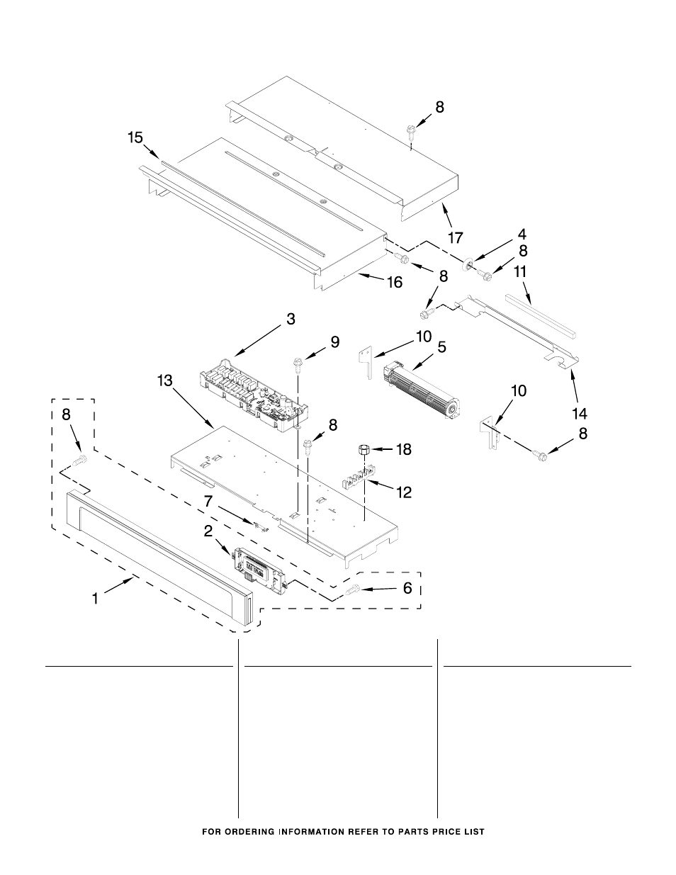 Control panel, Control panel parts | Whirlpool WOS51EC0AS User Manual | Page 5 / 6