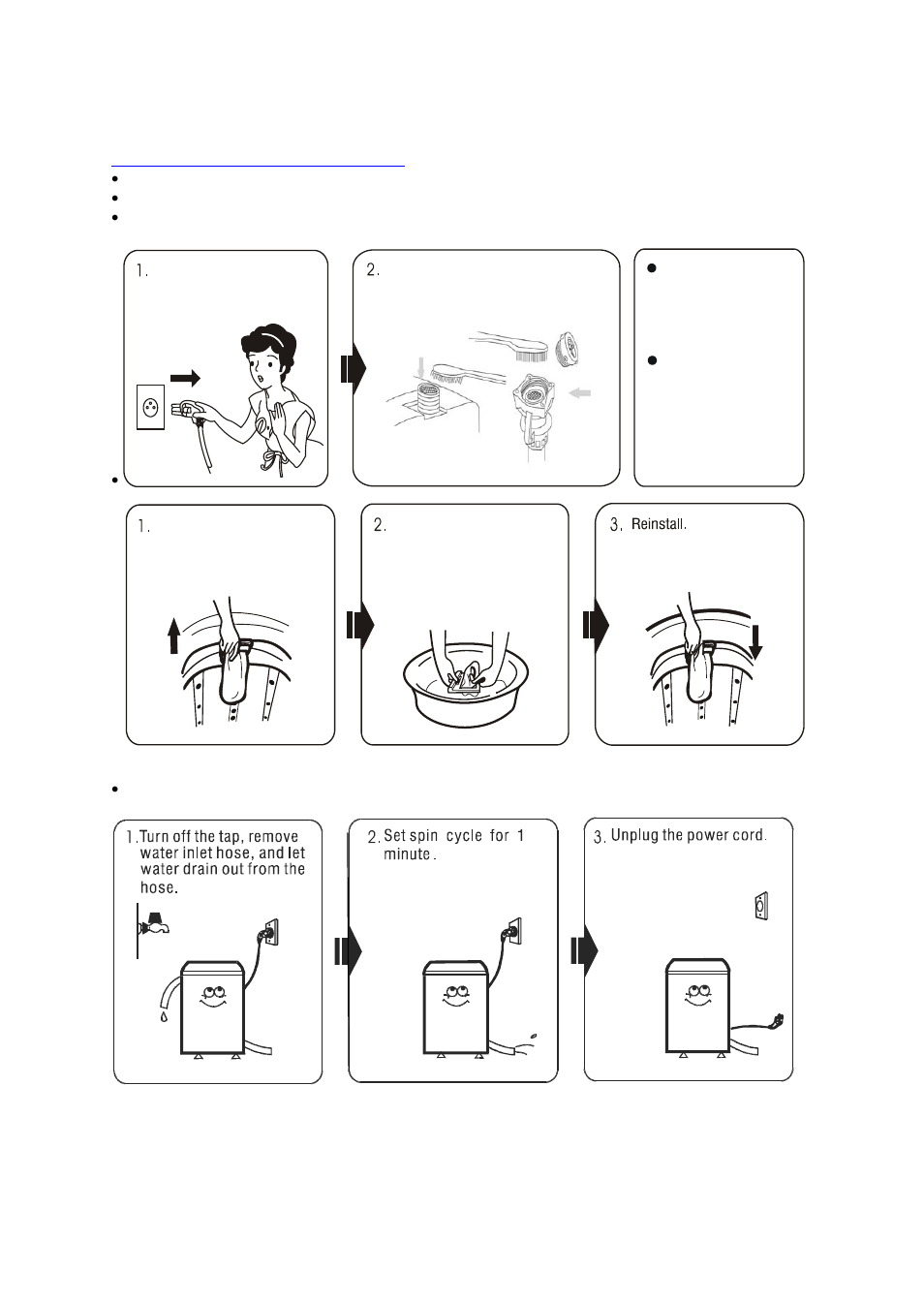 Cleaning your portable washer, Care and maintenance | Avanti W758PS User Manual | Page 20 / 32