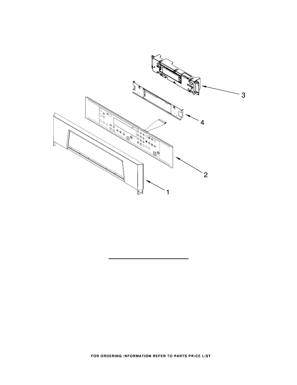 Control panel, Control panel parts | Whirlpool RBS245PRS User Manual | Page 3 / 7