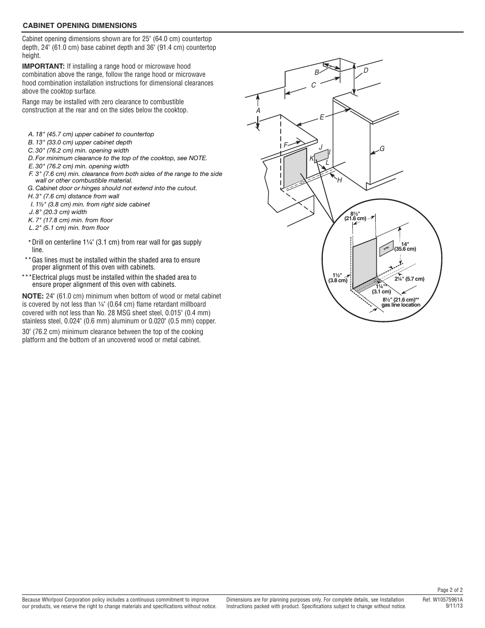 Whirlpool WGG555S0BS User Manual | Page 2 / 2