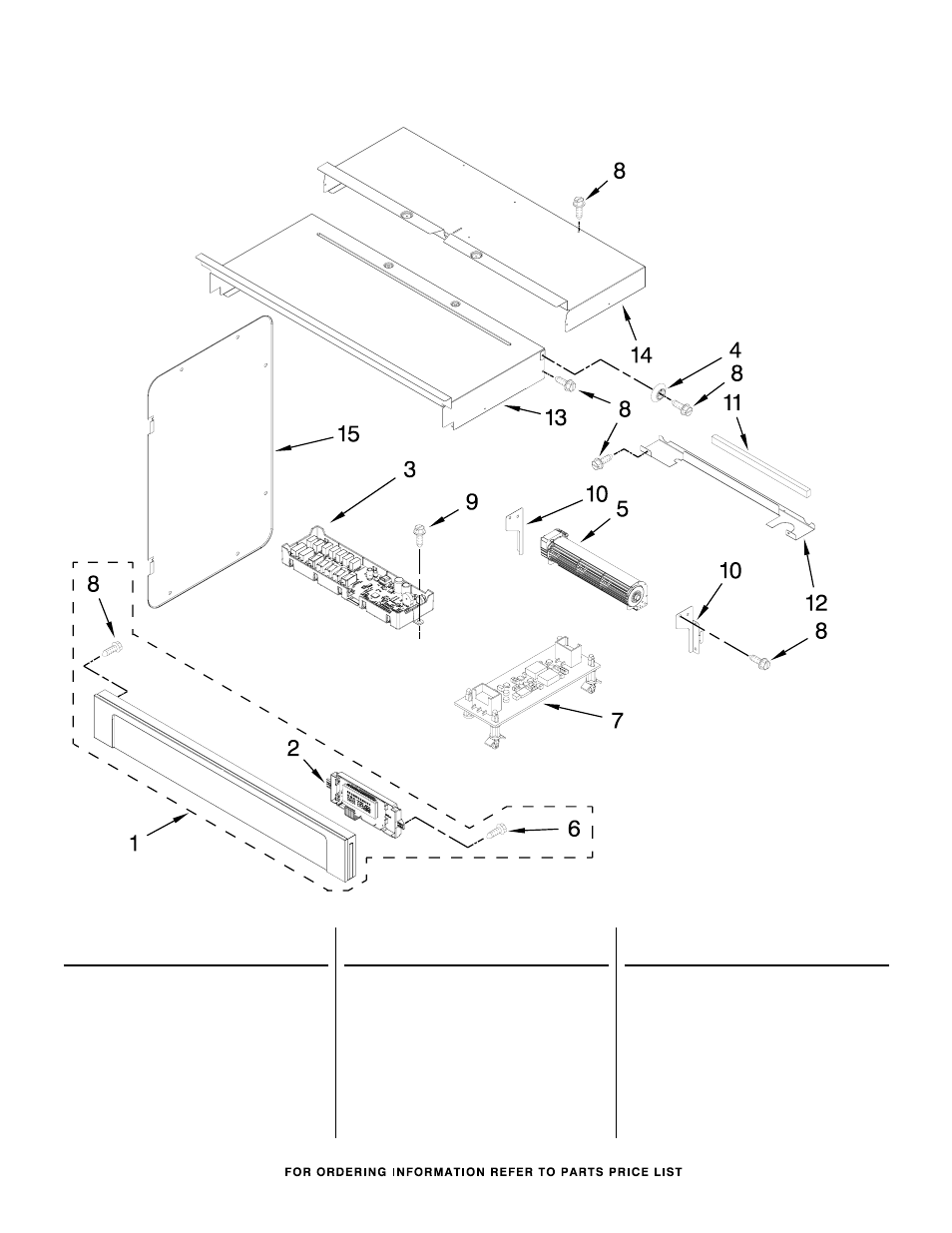 Control panel, Control panel parts | Whirlpool WOC54EC0AS User Manual | Page 3 / 11
