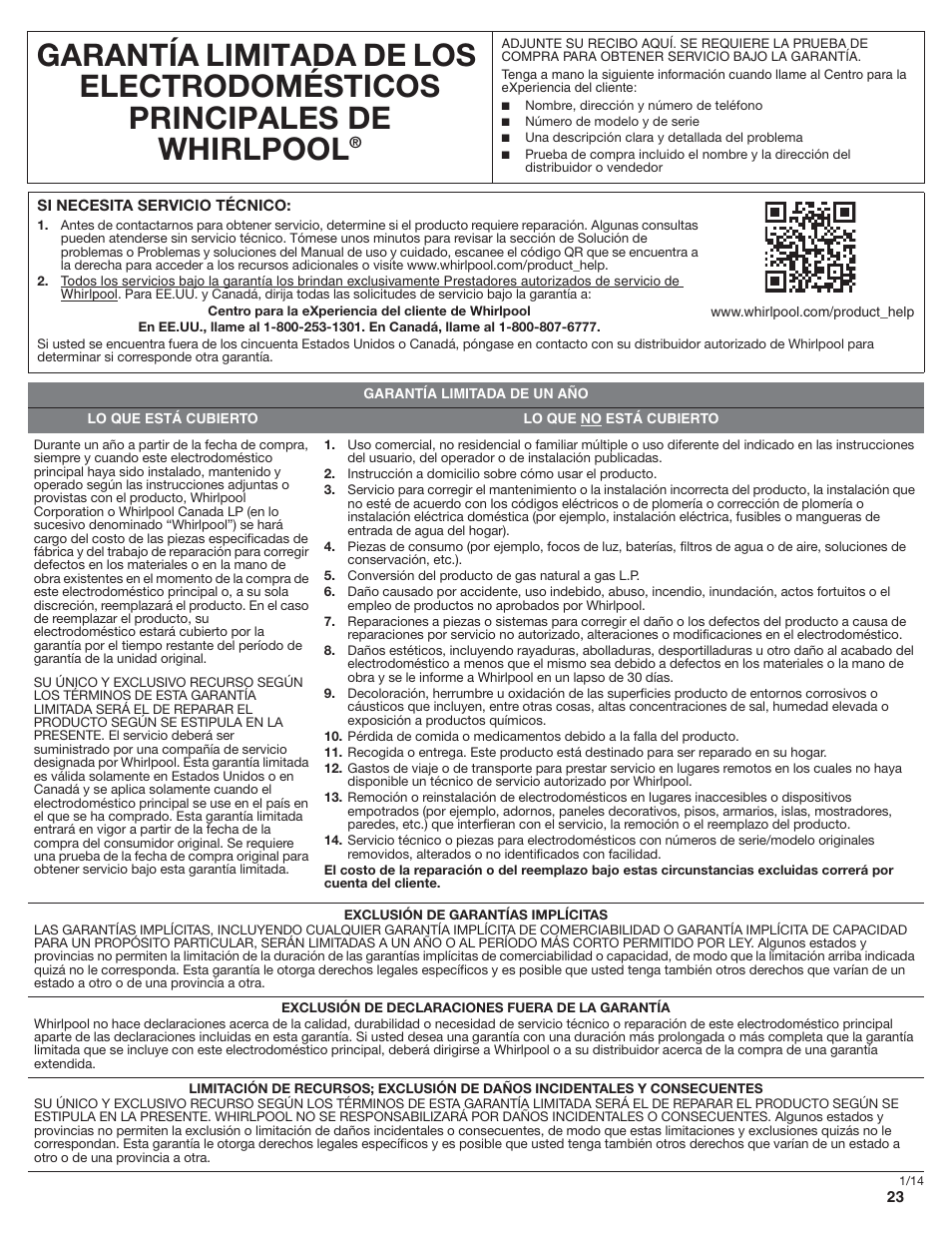 Whirlpool WDP350PAAB User Manual | Page 3 / 6