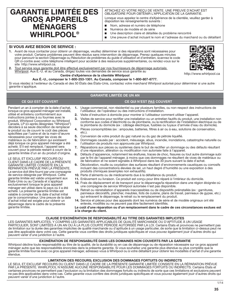 Whirlpool WDP350PAAB User Manual | Page 5 / 6