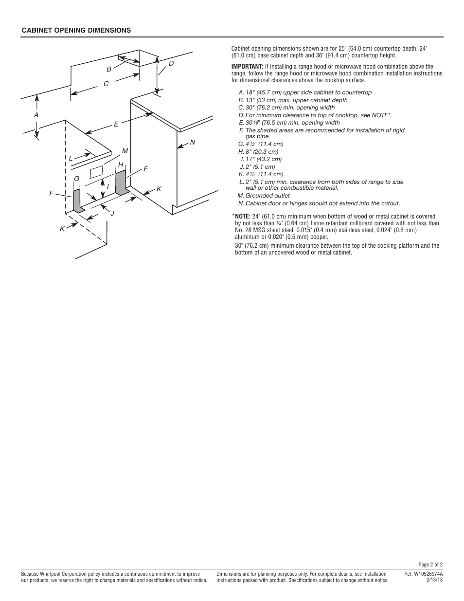 Whirlpool WFG510S0AS User Manual | Page 2 / 2