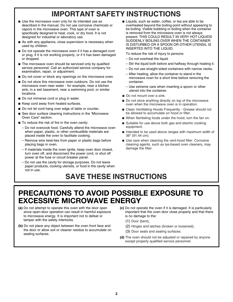 Whirlpool WMH53520CS User Manual | Page 2 / 8