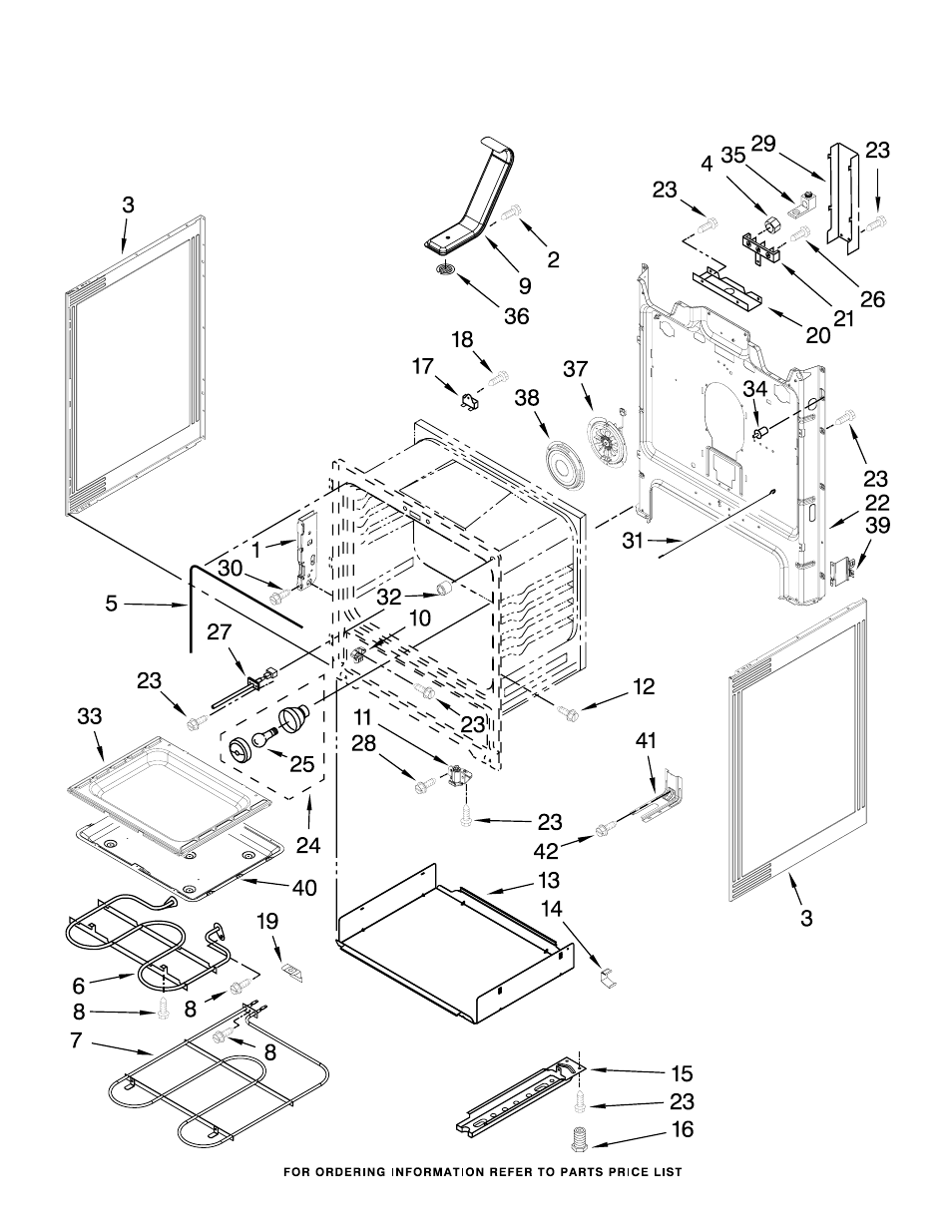 Chassis, Chassis parts | Whirlpool WFE710H0AS User Manual | Page 3 / 7