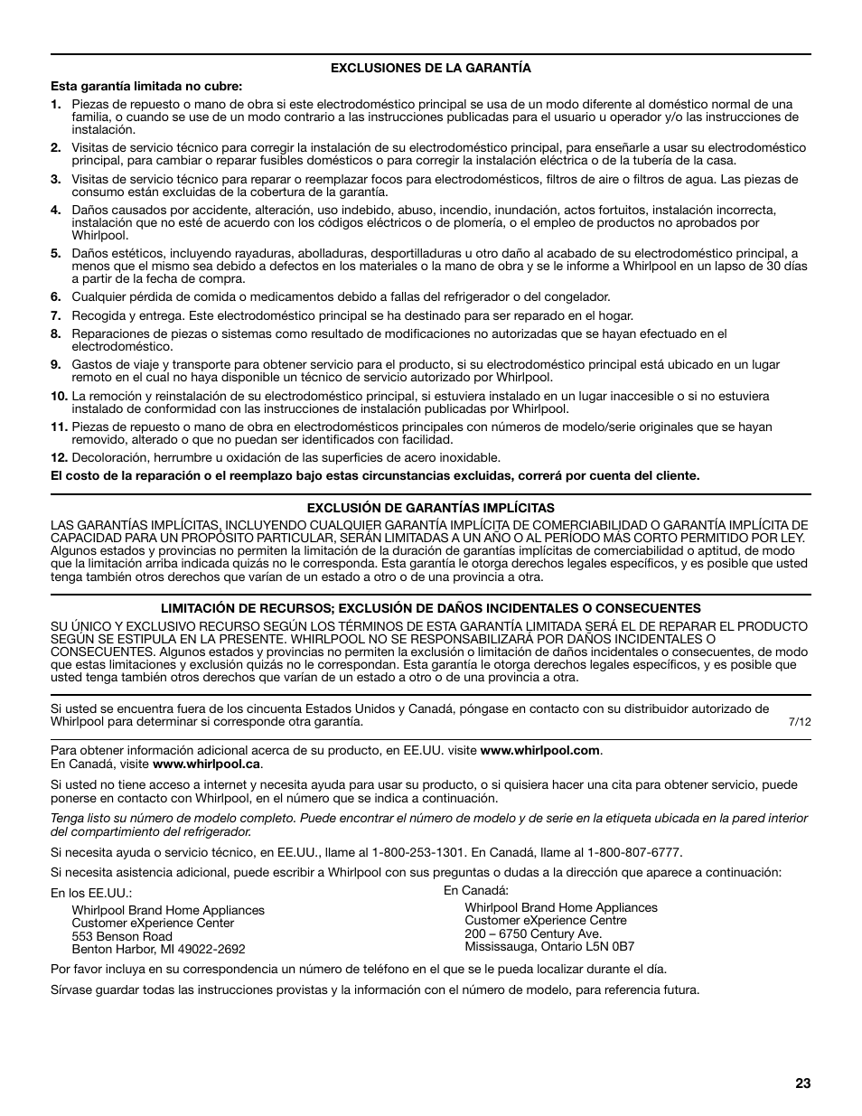 Whirlpool WRS322FNAM User Manual | Page 4 / 6