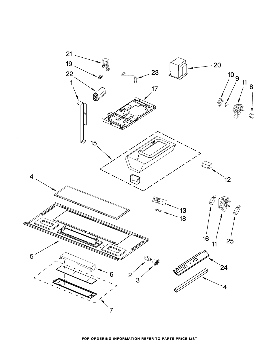 Interior and ventilation, Interior and ventilation parts | Whirlpool WMH31017AS User Manual | Page 3 / 7