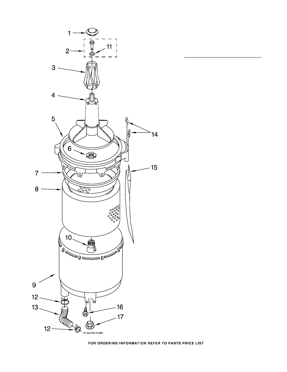 Tub and basket, Tub and basket parts | Whirlpool LTE5243DQ User Manual | Page 13 / 19