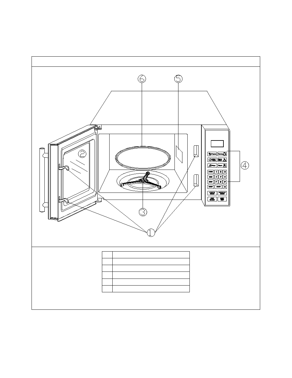 Parts and features, Mo8004mst | Avanti MO8004MST User Manual | Page 4 / 36