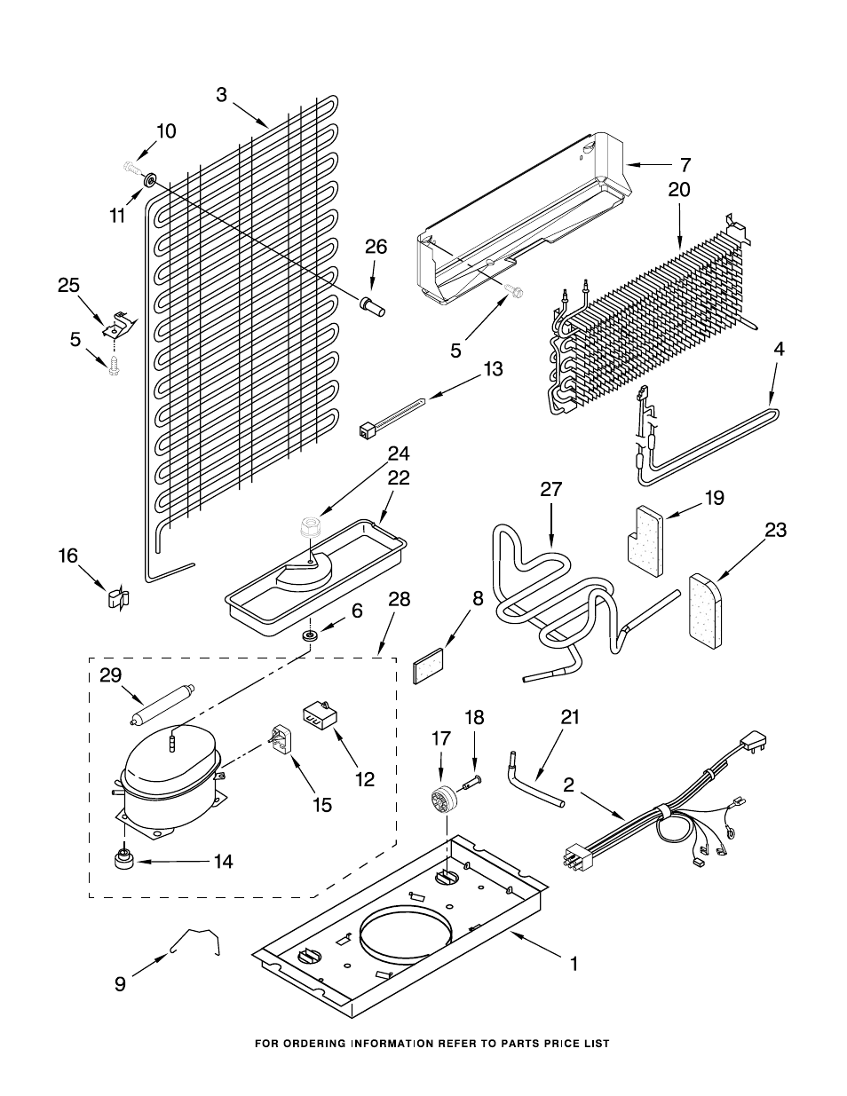 Unit, Unit parts | Whirlpool W5TXEWFWQ User Manual | Page 7 / 10