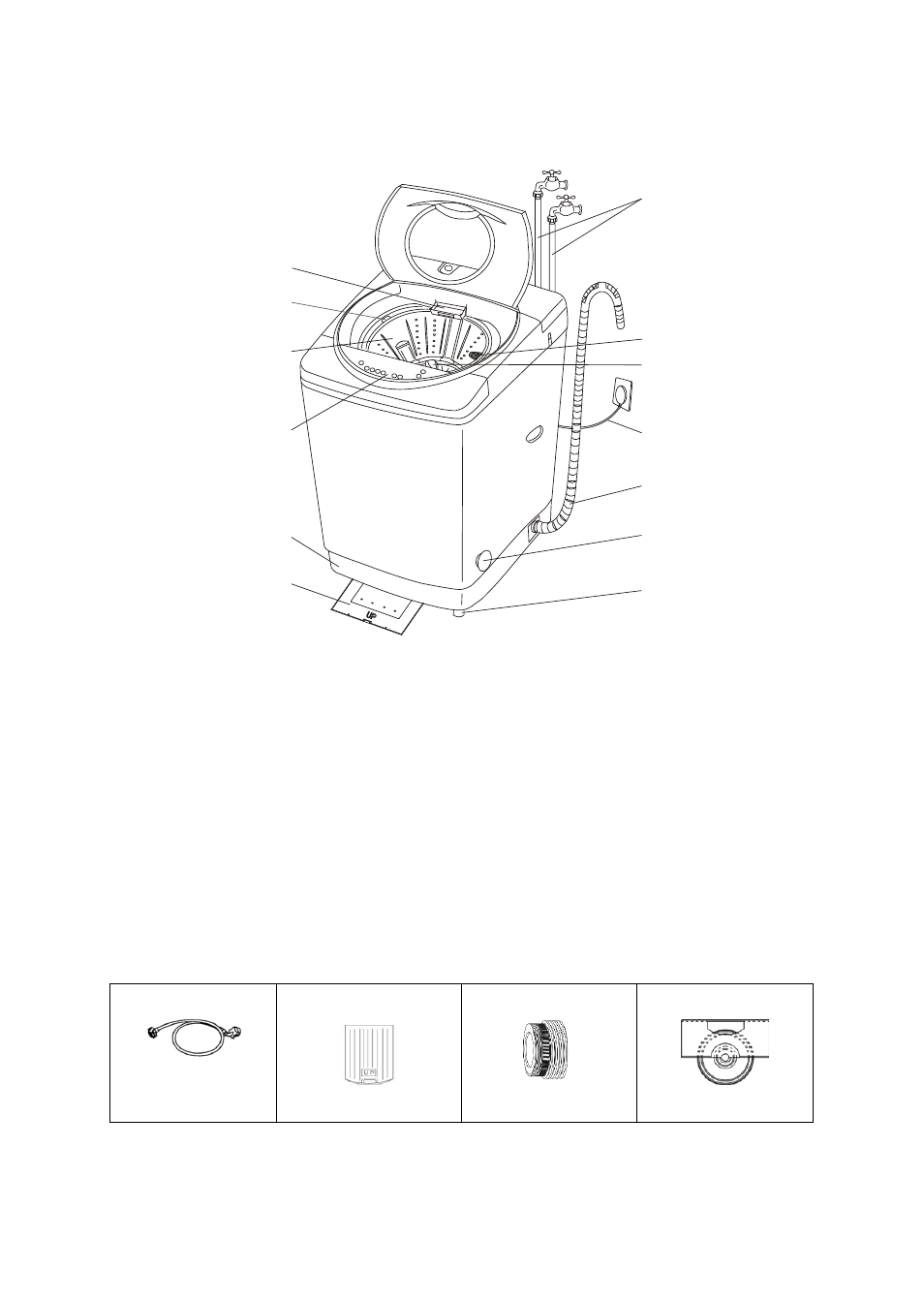 Accessories, 4 pieces, 2 pieces | Parts & features | Avanti W798SS-1 User Manual | Page 4 / 28