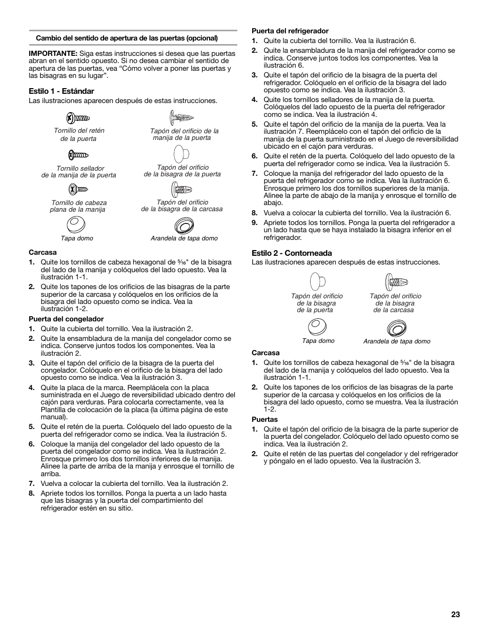 Whirlpool WRT106TFDW User Manual | Page 23 / 56