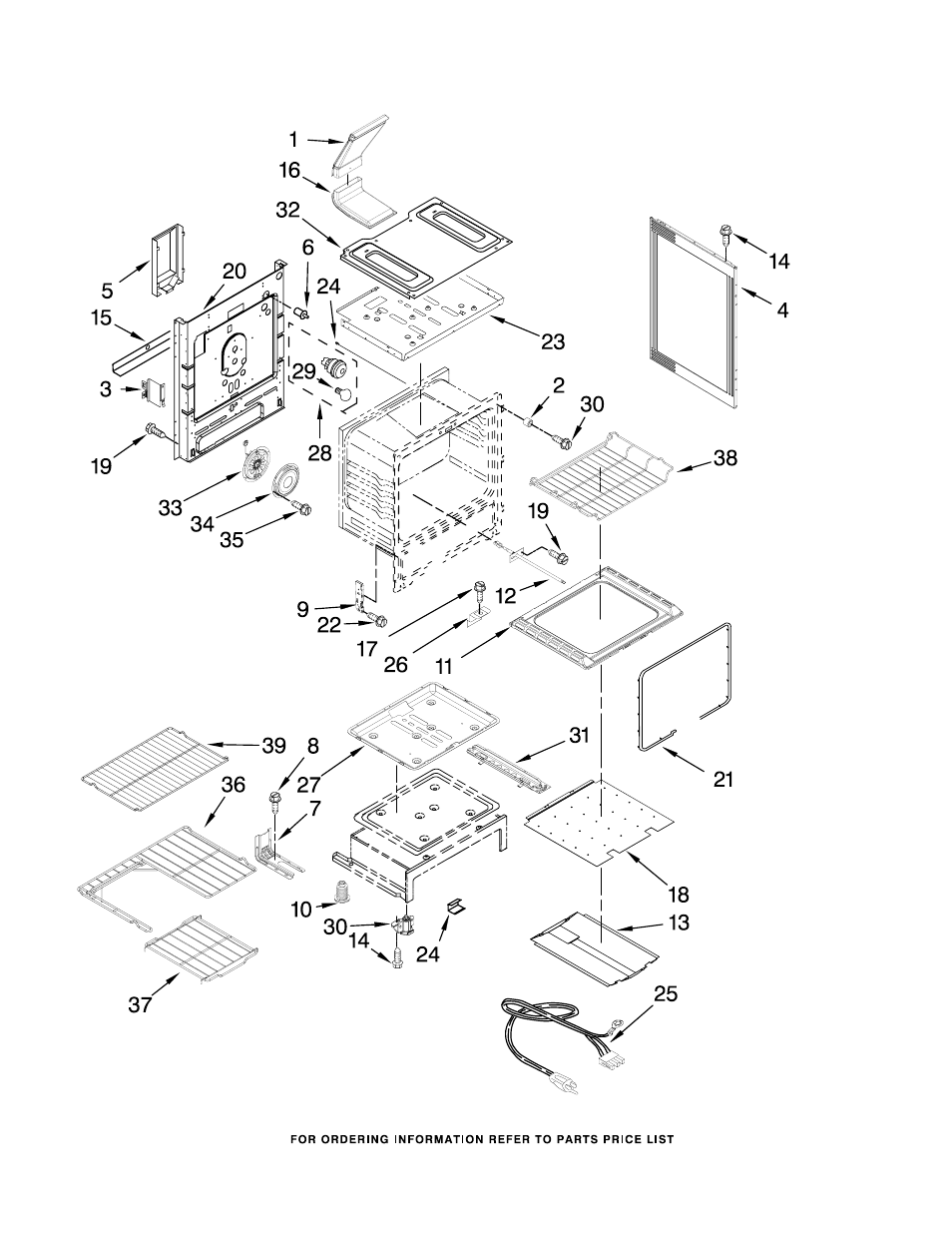 Chassis, Chassis parts | Whirlpool WFG720H0AS User Manual | Page 3 / 9