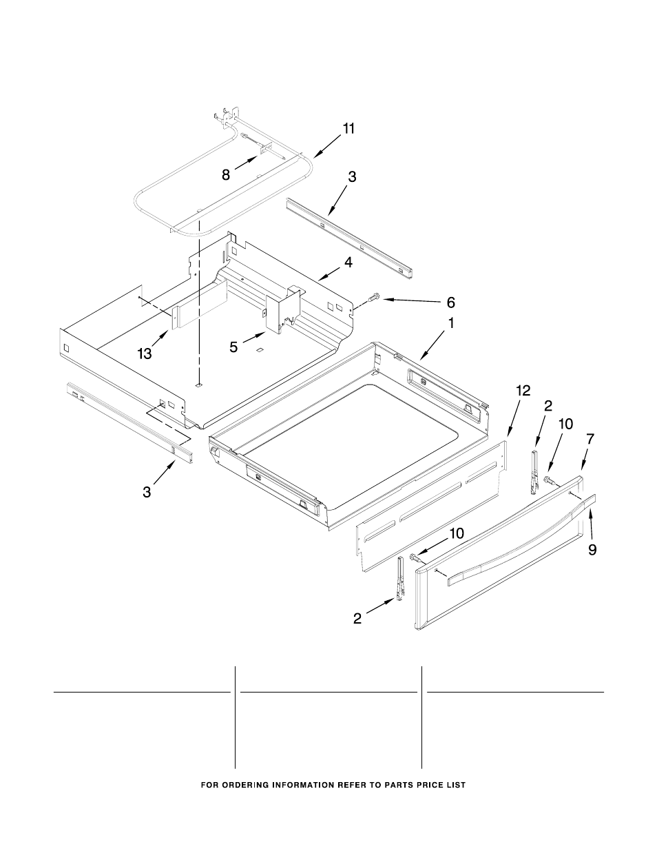 Drawer, Drawer parts | Whirlpool WFG720H0AS User Manual | Page 8 / 9