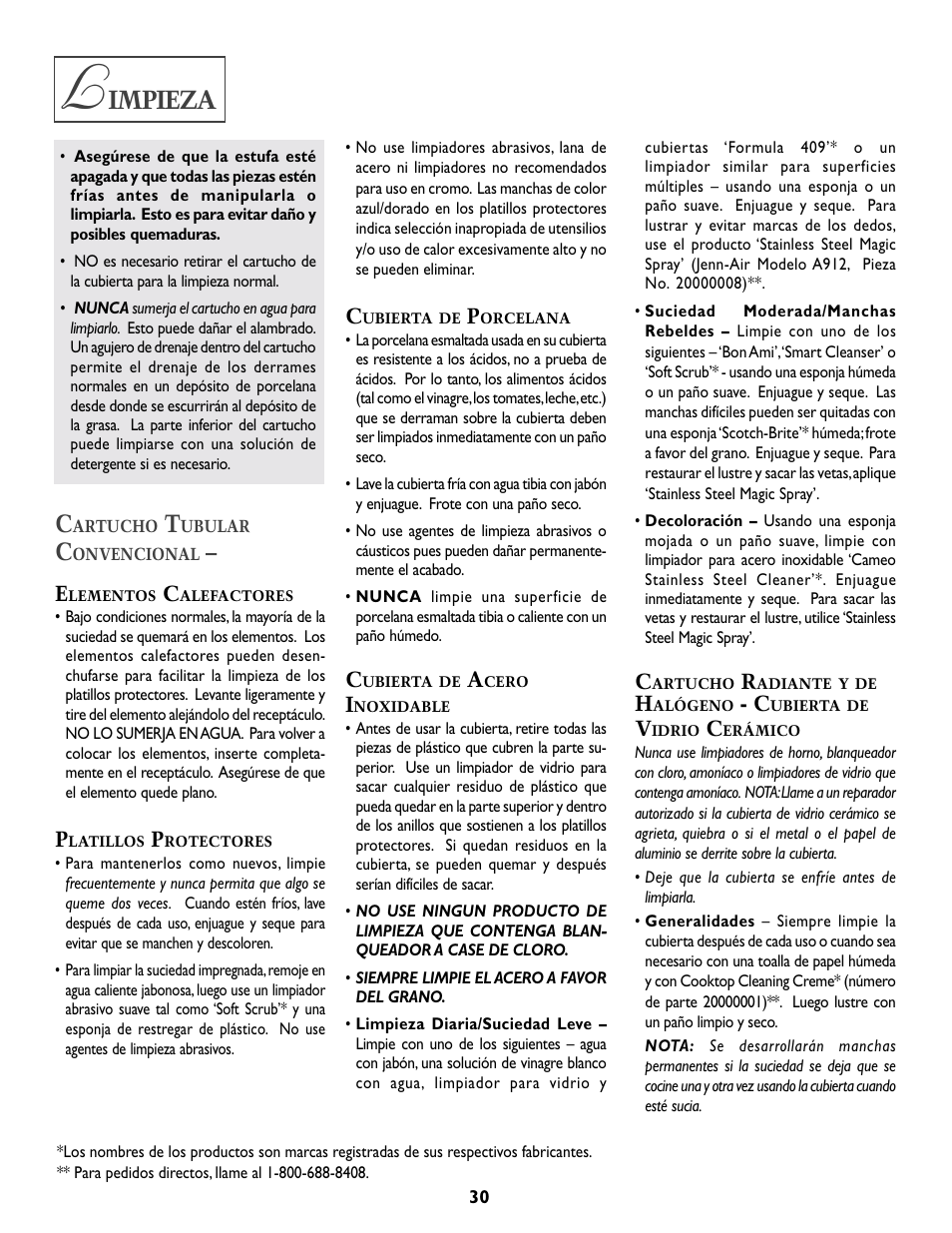 Impieza | Whirlpool A341W User Manual | Page 31 / 36