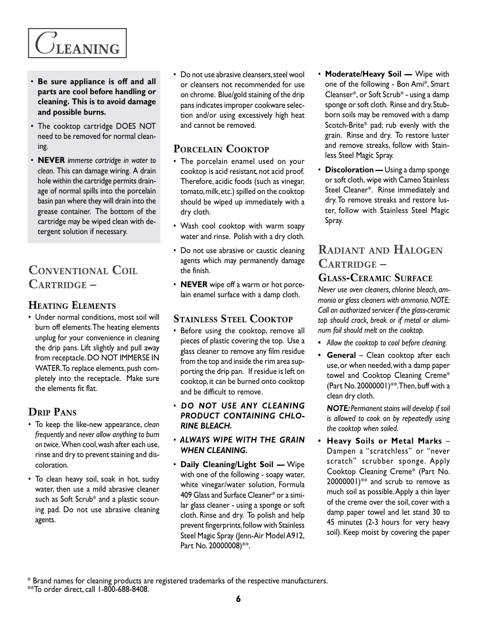 Leaning | Whirlpool A341W User Manual | Page 7 / 36