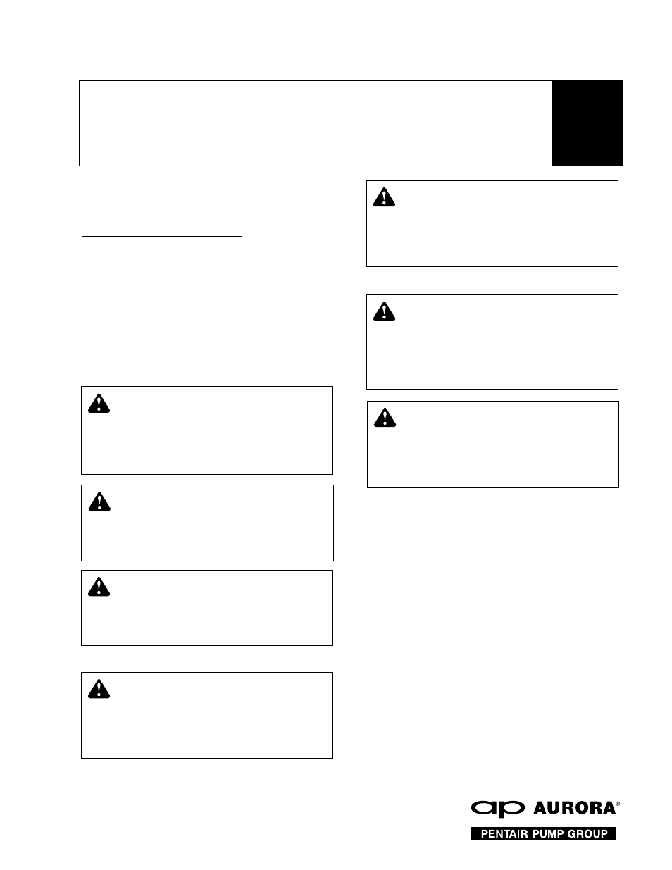 Aurora of America 342A User Manual | 10 pages