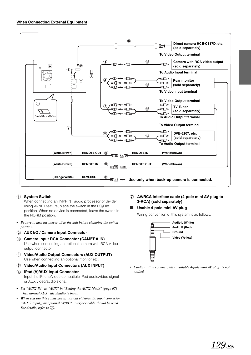 Alpine INA-W910 User Manual | Page 129 / 131
