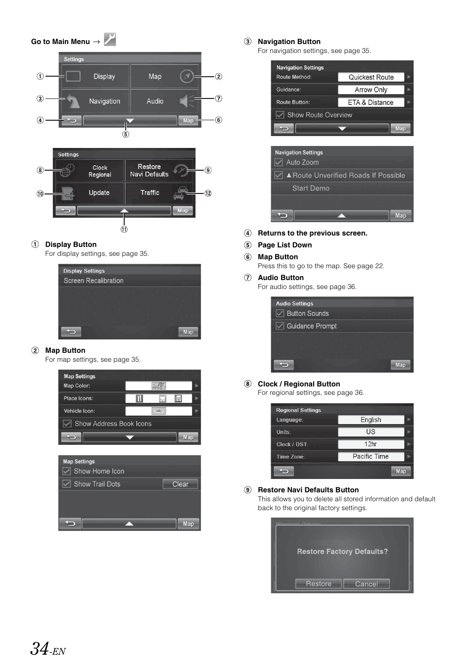 Alpine INA-W910 User Manual | Page 34 / 131